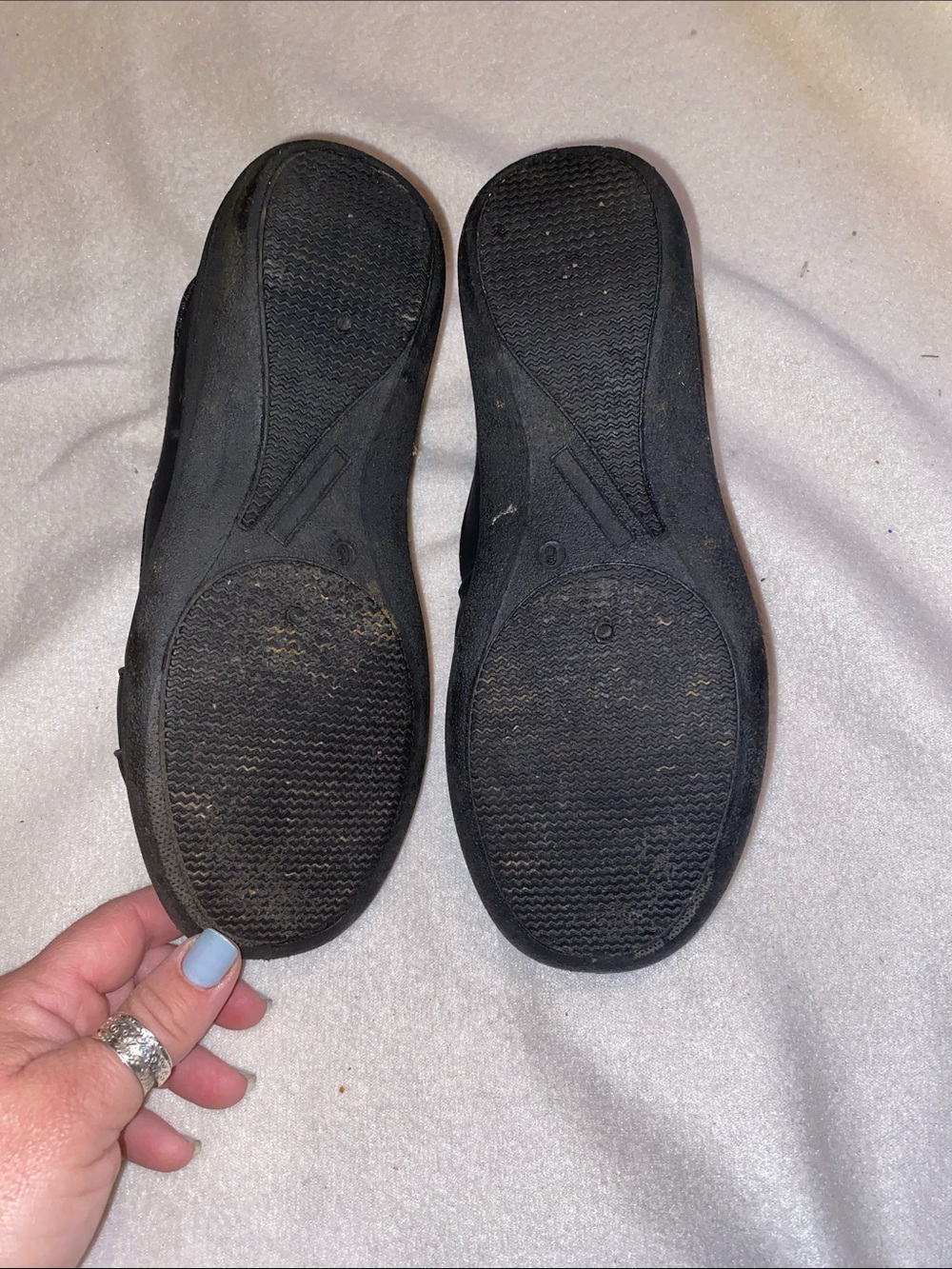 Slip-On Black Leather Comfort Shoes - Picture 5 of 5